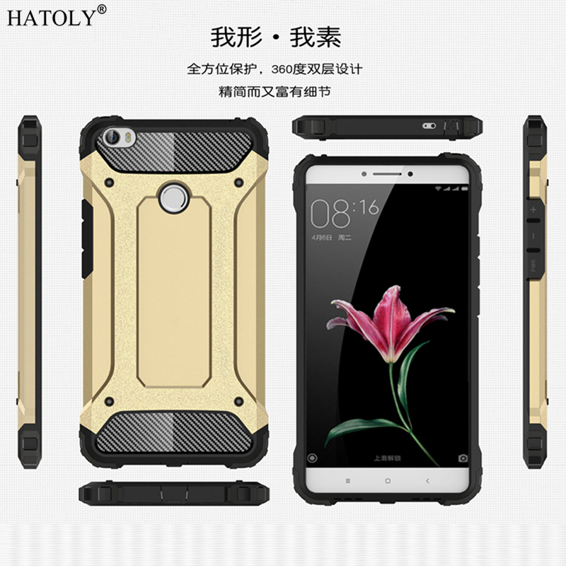 Voor Xiao mi mi max 2 3 case antiklopmiddelen Robuuste armor Hard Cover Voor Xiao Mi Mi max siliconen Telefoon Bumper Case Voor Xiao mi mi max