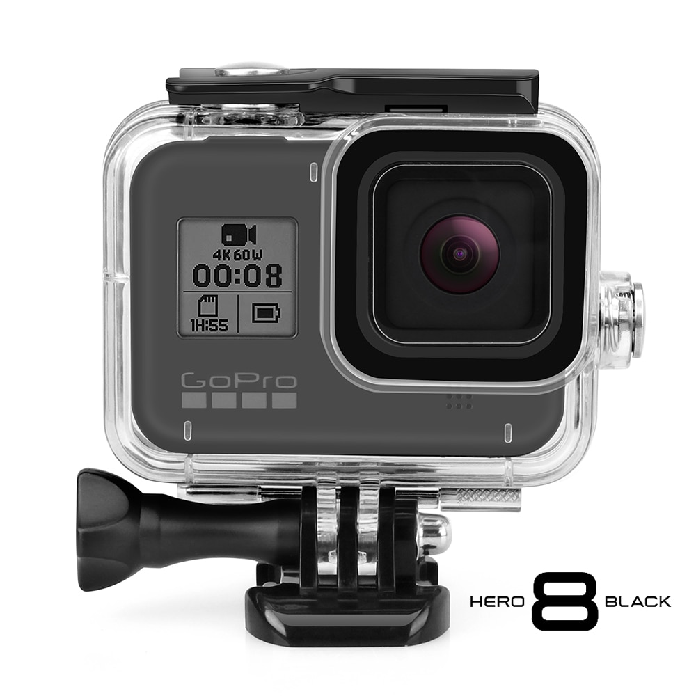 Vamson voor GoPro 8 Zwart voor GoPro Accessoires Waterdichte Behuizing Case Duiken Beschermende voor GoPro Hero 8 Action Camera VP651