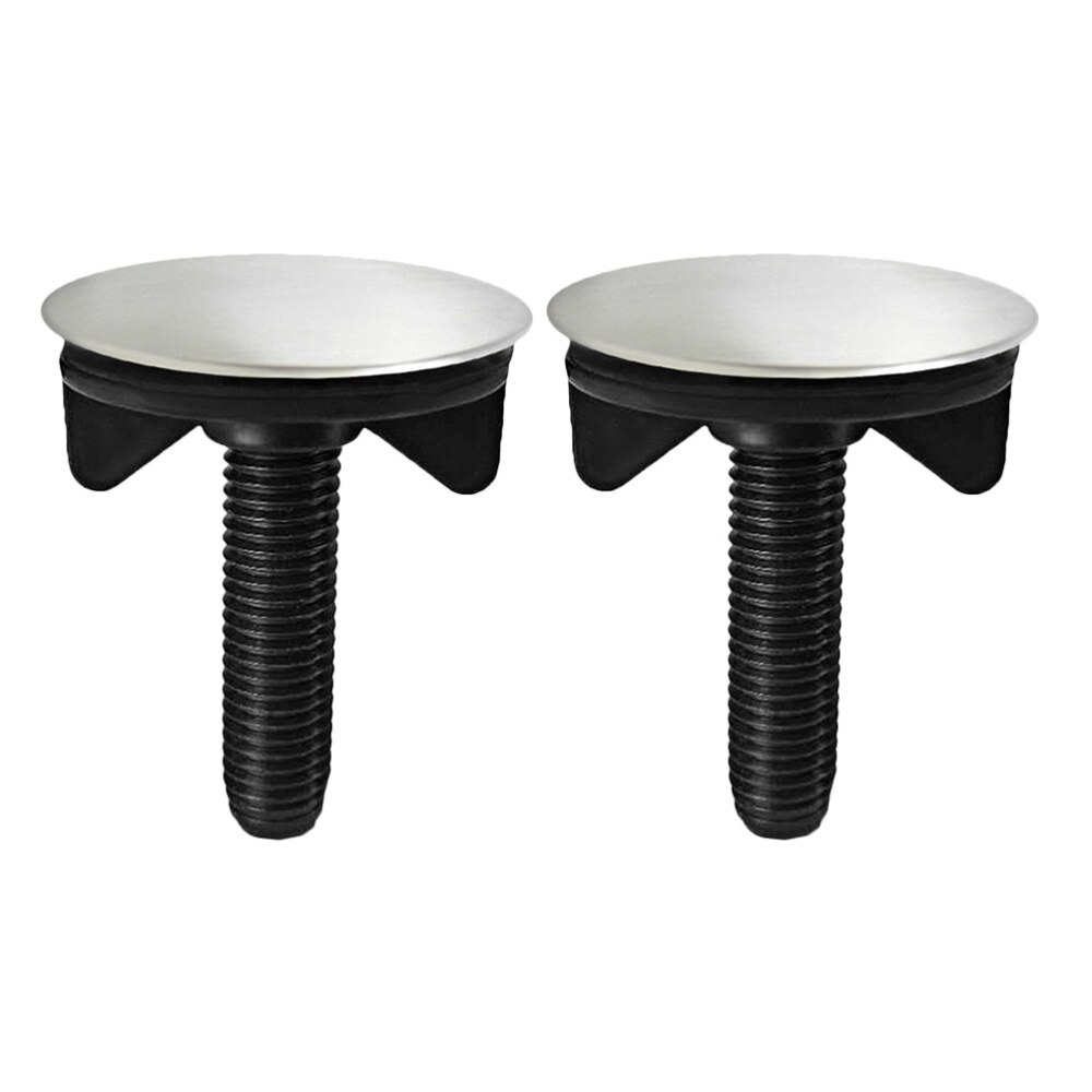 2 Pcs Kitchen Hole Cover Stainless Steel Sink Tap Hole Cover Sink Stopper: Default Title