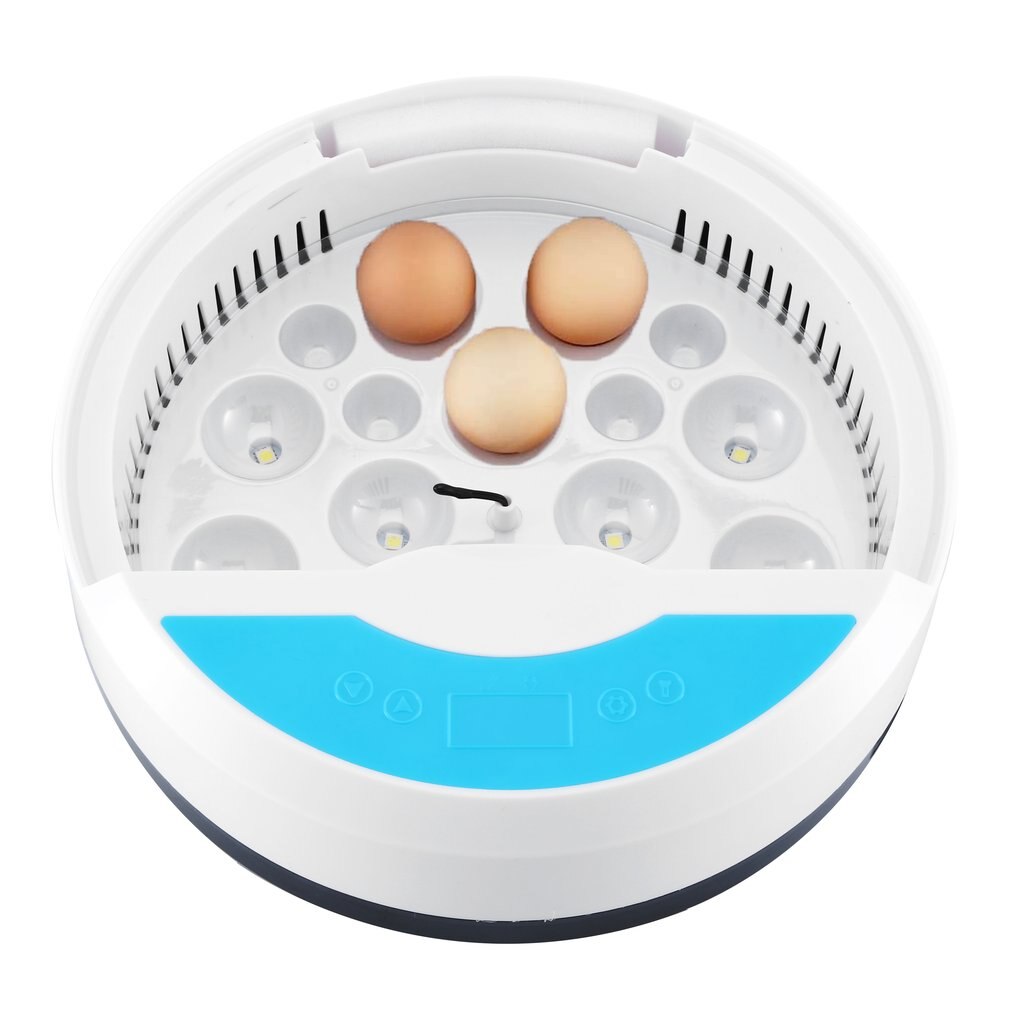 9 Egg Incubator Farm hatching Incubator automatic Digital Temperature Humidity Control LED Bird Eggs incubator