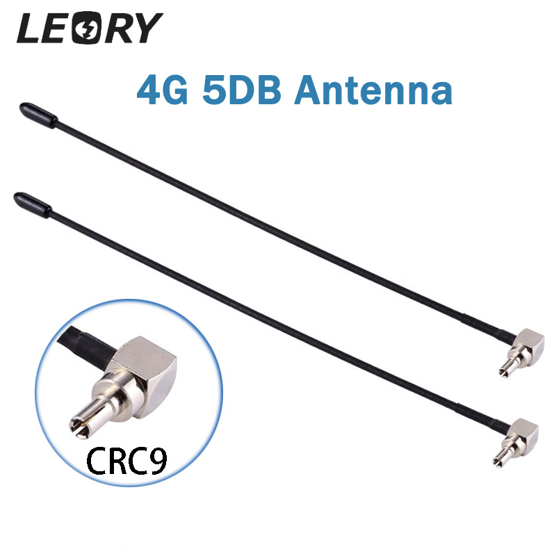 LEORY 2pcs 4G LTE Antenna with TS9 or CRC9 Connector For E398 E5372 E589 E392 Zte MF61 MF62 aircard 753s 5dbi Gain: CRC9