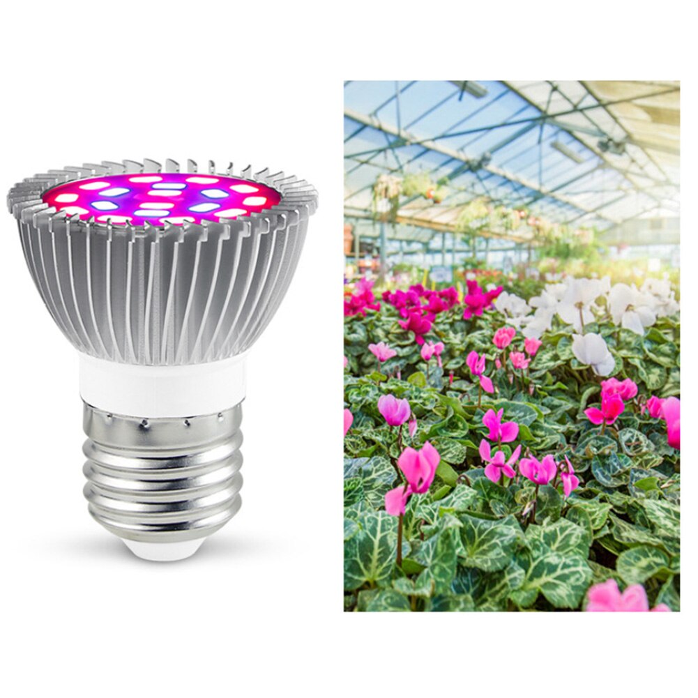 18/28 ledet  e27 ledet planter vekstlampe høy lysstyrke frøplante voksende pære uv lys frøplante voksende pære