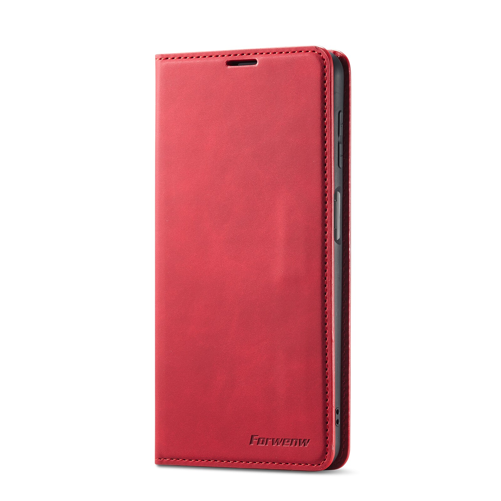 Poco X3 Pro Case for Xiaomi Poco X3 Pro Leather Case on For Xiaomi Mi Poco X3 NFC X3 GT Magnetic Wallet Flip Cover Card Holder: X3 (X3 NFC) / Red