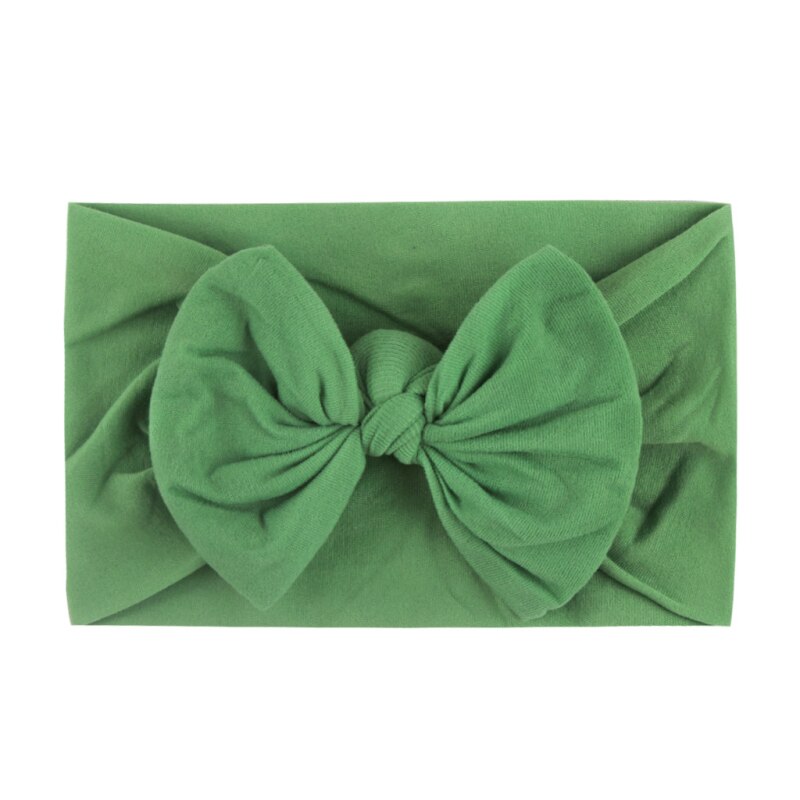 Baby Junge Mädchen Einfarbig Bowknot Stirnband Headwear Nahtlose Super Weiche Hairband Nette Haar Zubehör freundlicher Zubehör: 13