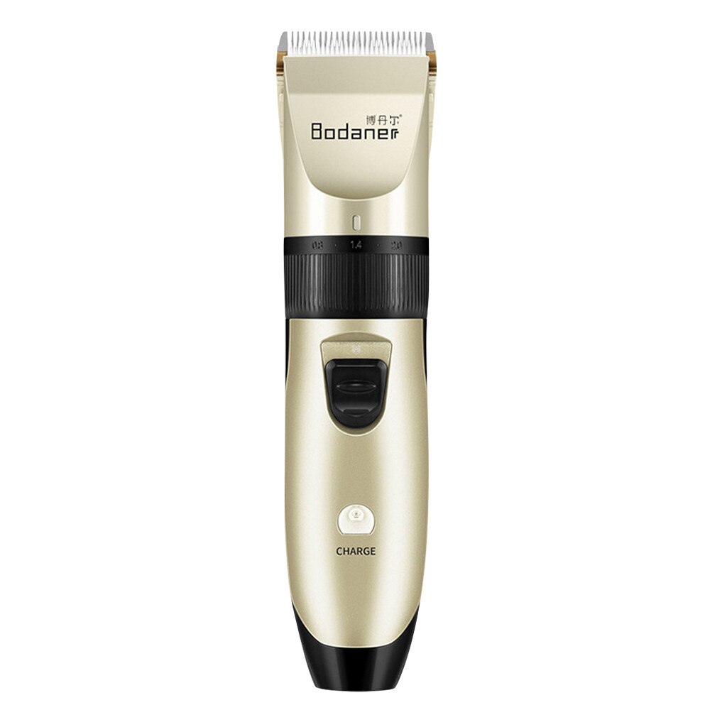 Electric Hair Clipper trimmer baby Rechargeable Clipper kids adult Grooming Home Haircut trimmer tondeuse haar: Gold 