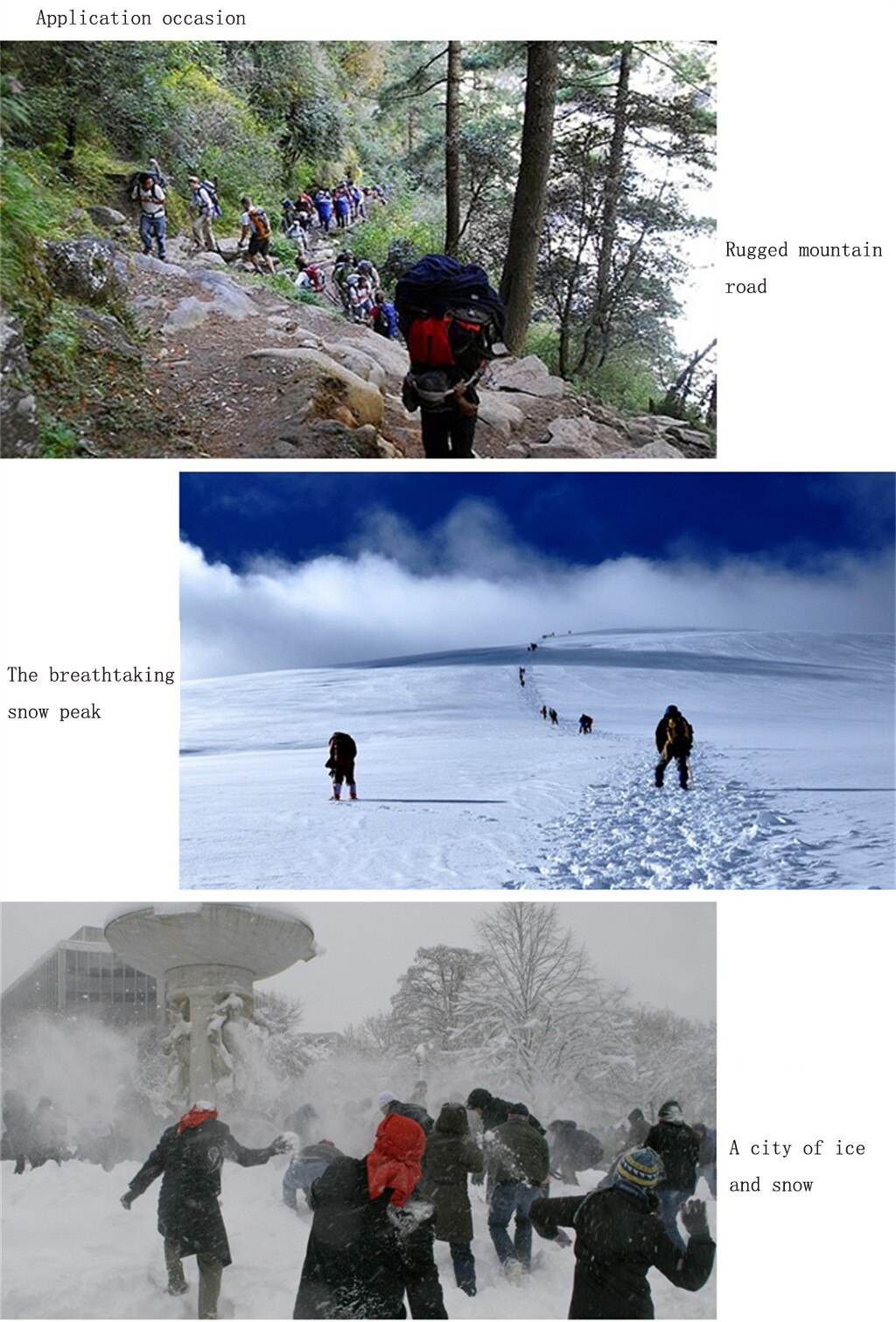 Anti Slip Ice Gripper Spike Winter Climbing Spikes Grips Crampon Cleats 5-Stud Shoes Cover Snow Spikes Cleats Chain Claws Grips