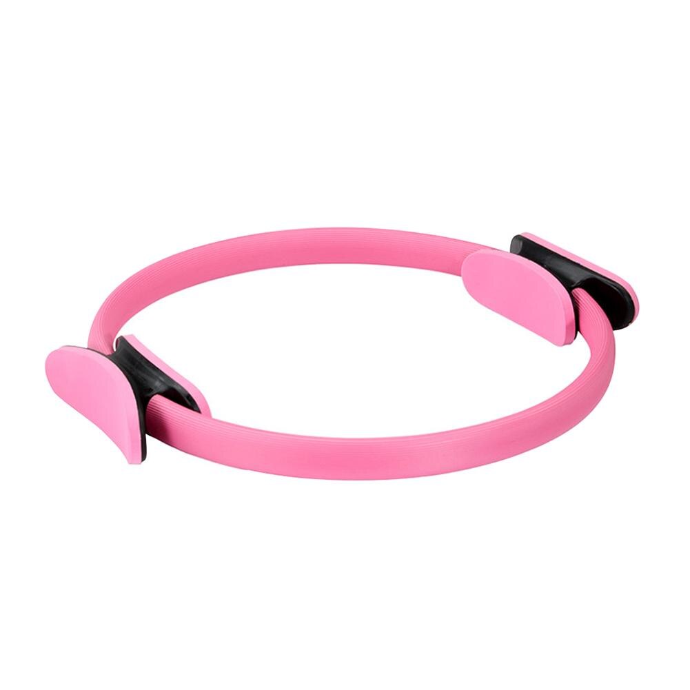 Yoga sirkel pilates sport magisk ring kvinner fitness kinetisk motstand sirkel gym trening pilates trening fitness yoga verktøy: Rosa