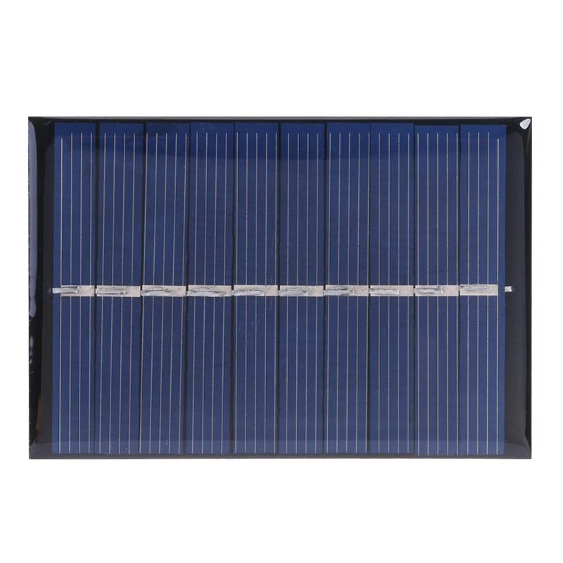 0.6w 5v 120ma solcellemodul polykrystallinsk solcellepanel gjør-det-selv-lader