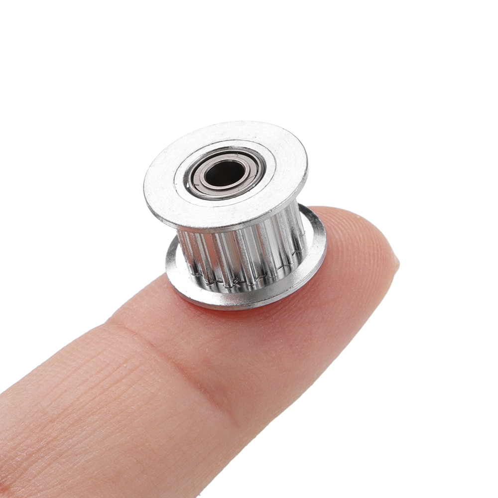 16 T/20 T Tand GT2 Riem Spanrol 6mm Riem Glad Spanrol met Lager voor 3D printer Accessoires