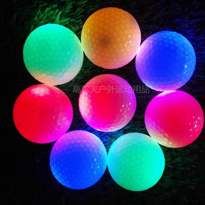 Waterproof Led Golf Ball 5 pcs/pack for Night Training High Hardness Material for Golf Practice Balls The Newest