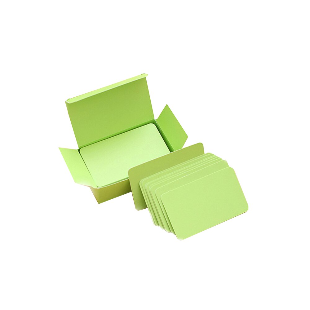 90Pcs Blank Business Cards Message Card Wedding Party Greeting Papers Notepad School Stationery Cards Office Memo Handmade Props