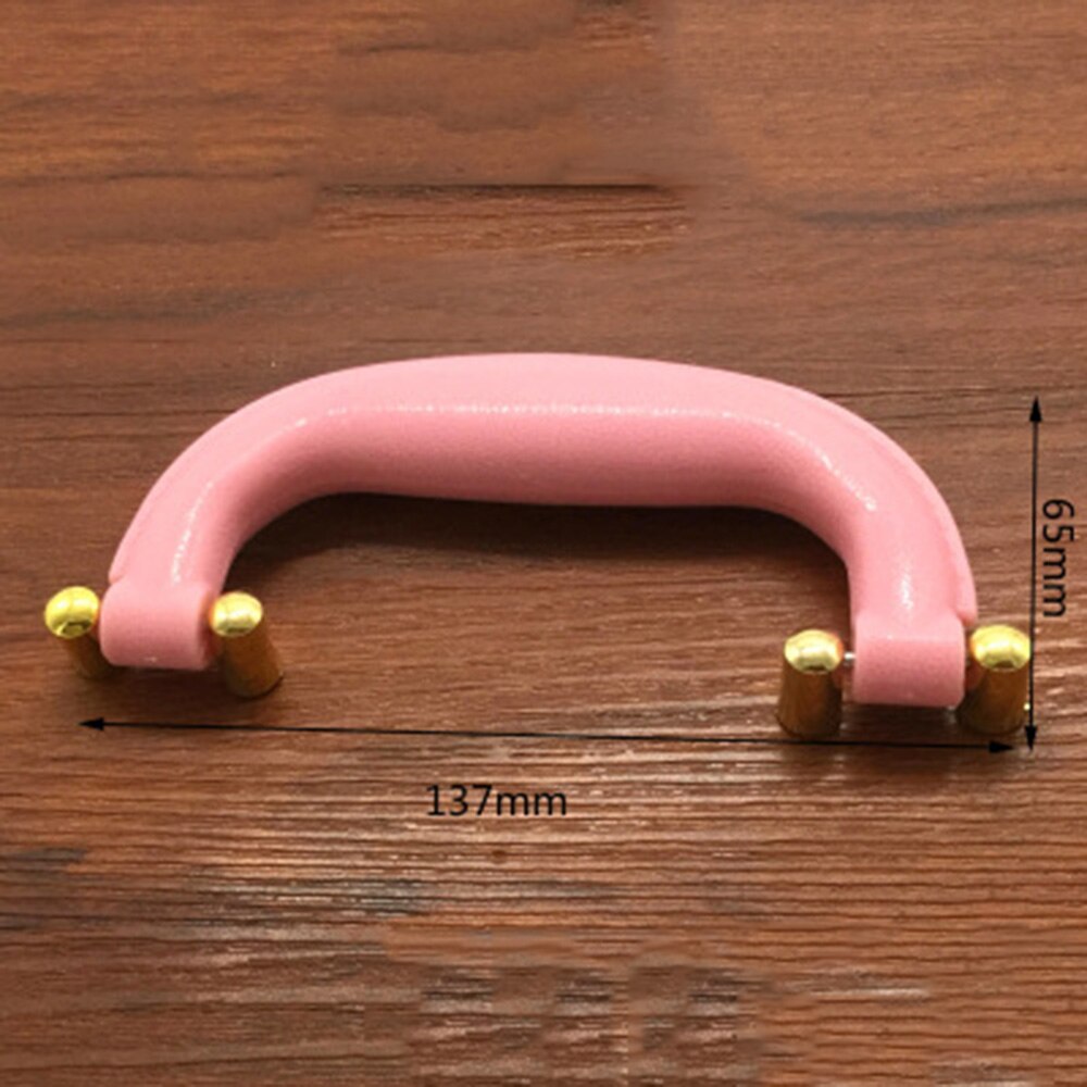 1pc Diy Bag Handle Retro Plastic Suitcase Handle Metal Base Box Frame Parts Bag Luggage Handle Grip Bag Accessories