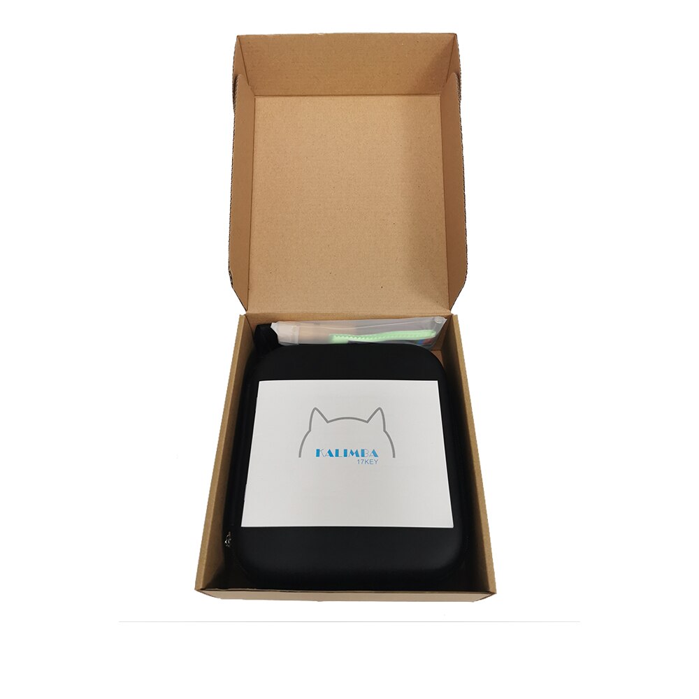 Calimba duim kristalhelder mini vinger piano kabarin beginners 17 tonen