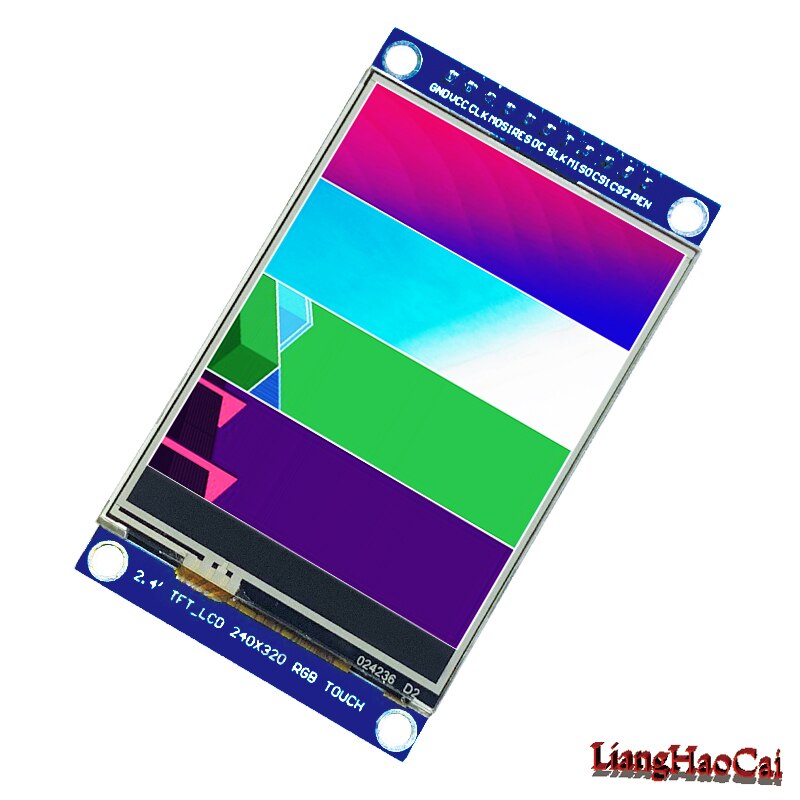 IPS LCD Module small size 2.4 inch screen display full all color ILI9341 controller Touch panel Full View Visual Angle 18 Pin