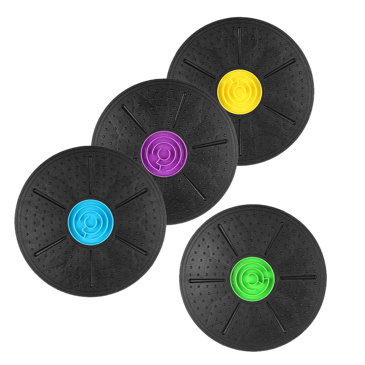 Disco de masaje de rotación de 360 grados, tabla de equilibrio de 36cm, placas redondas, almohadilla de equilibrio, tablas de torsión de cintura para gimnasio, ejercitador, rodamiento de carga