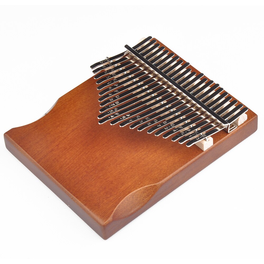 Piano 17 chave kalimba mbira caixa de música calimba mini dedo piano mogno instrumento musical de madeira 21 teclas 30 chave máquina: 09 Brown