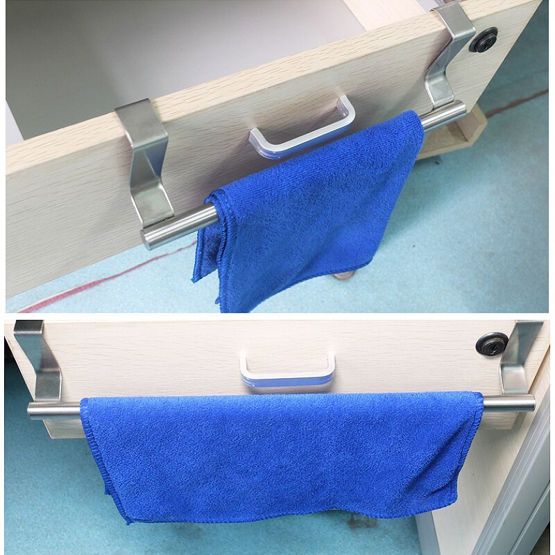Stainless Steel Towel Hanger/Rack,Over kitchen Cab... – Grandado