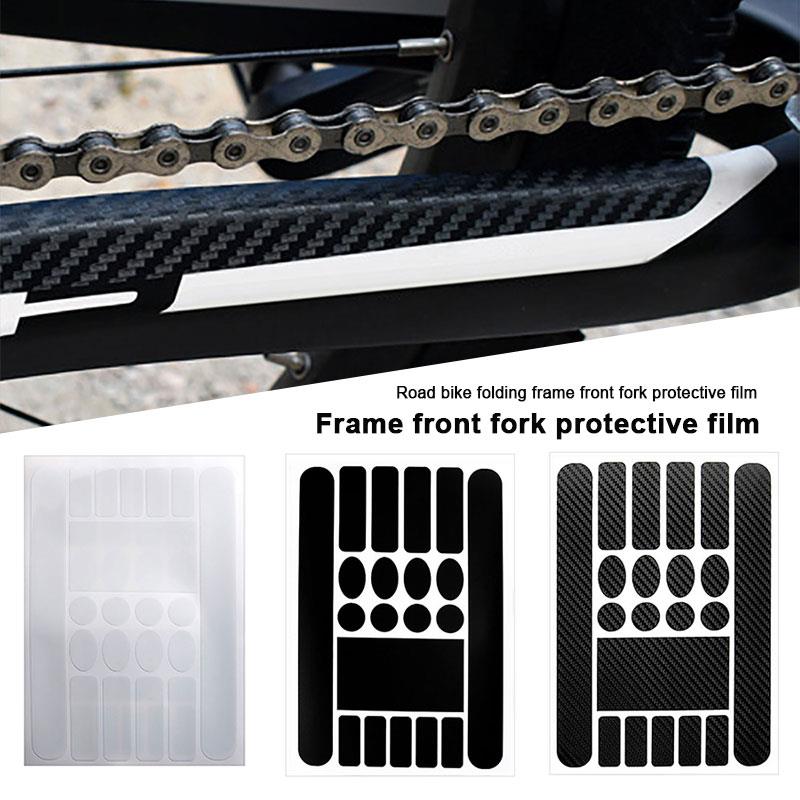 Protection de bicyclette PVC autocollant de vélo rhinocéros prévention des rayures vieillissement outil résistant aux ultraviolets Film de vélo