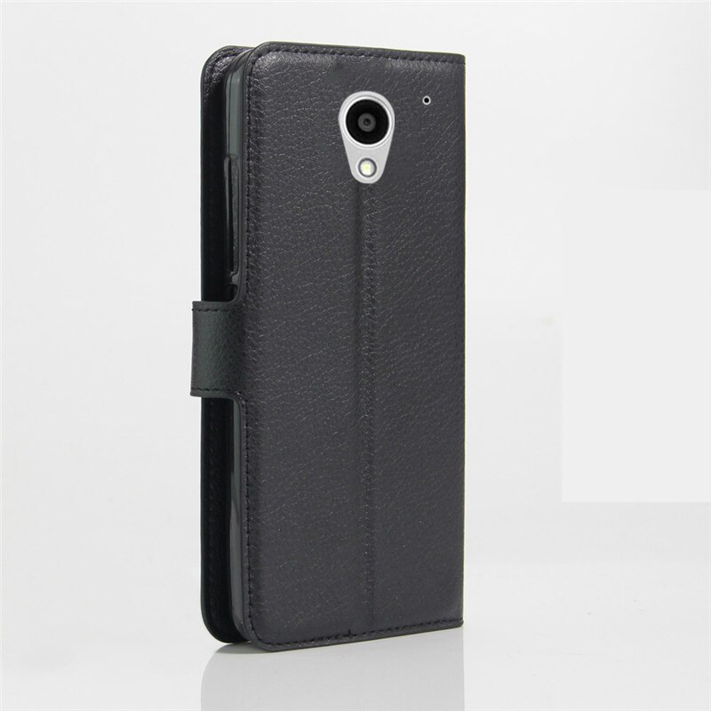 Funda trasera de cuero PU de lujo para ZTE A510 funda para ZTE Blade A510 A 510 funda protectora abatible bolsa de piel con ranuras
