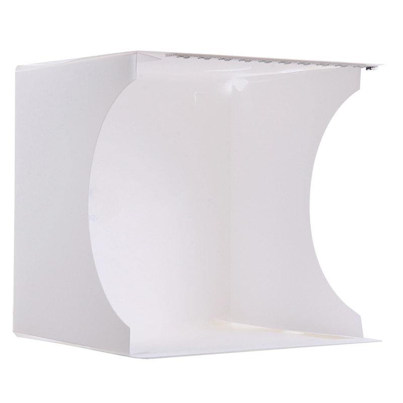 1einstellen Mini Tragbare Falten Leuchtkasten Fotografie Studio Hintergrund LED Softbox Für Schmuck Spielzeug Uhren Schießen