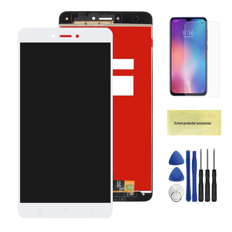 Original LCD For XIAOMI Redmi Note 4X LCD Display Touch Screen Digitizer For Redmi Note 4 Global Version LCD for Snapdragon 625: White No Frame