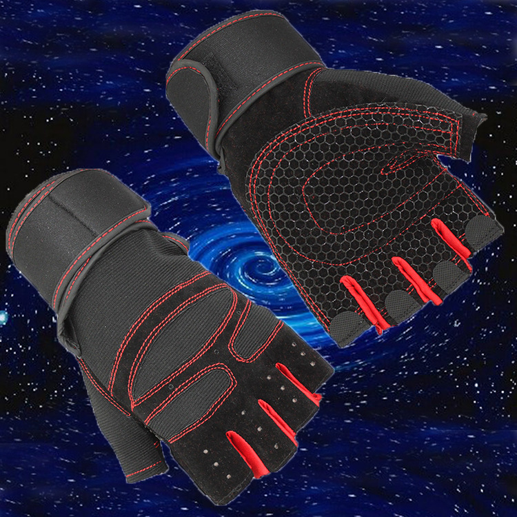 SJ-Maurie Mannen Gym Running Handschoenen Oefening Gewichtheffen Handschoenen Figer Protector Fietsen Wandelen Training Sport Fitness Handschoenen
