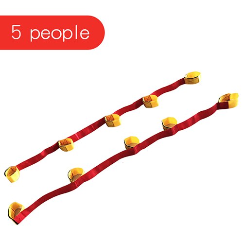 Ruizhi Kooperative Band Wanderer Kinder Schule Spaß Spiele Befestigungs Band Training Requisiten Team Outdoor-aktivitäten Sport Spielzeug RZ1034: 5 people