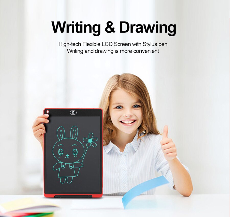 Grafische Tekening Tablet Smart Tekentafel Lcd Schrijven Tablet Elektronica Schrijfbord 12 Inch Schilderij Pad Voor Kinderen Tekenen