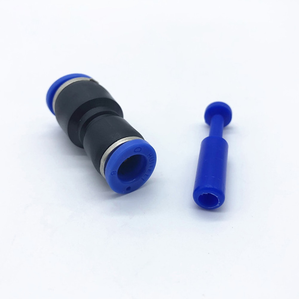 10pcs a lot Joint pipe 4mm 6mm 8mm 10mm 12mm 16mm pneumatic plugs plastic connector tube plug