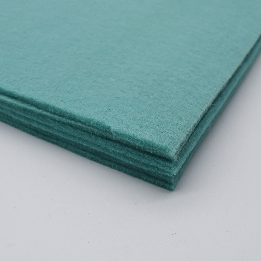 Grønn  a4 kunstig ullfilt polyester uvevd tykk 3mm filt fieltro para manualidades håndlaget håndlaget filt blomster vilt