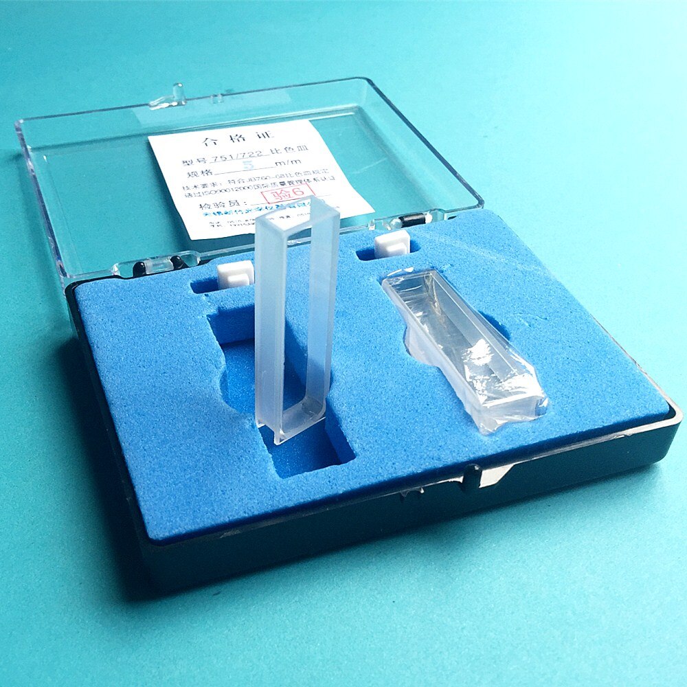 Quartz Absorption Cells 5 mm Quartz Cuvette (Liquid Sample Cell) 1.7ml For Spectrophotometer Frit Sintering Technology 2 / PK