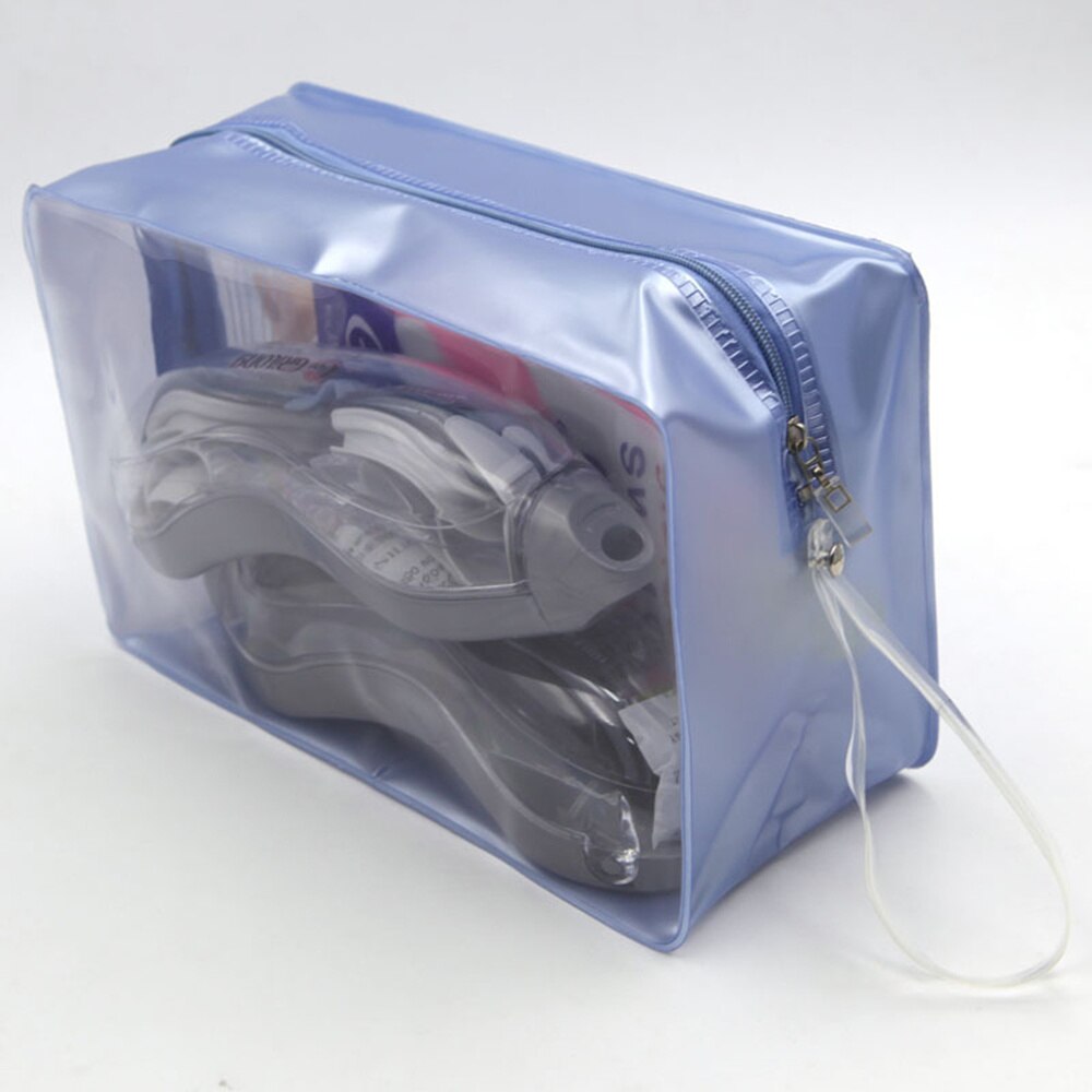 PVC Waterproof Swimming Bag Multifunctional Drift Diving Storage Pouch for Man Woman Male (Blue)