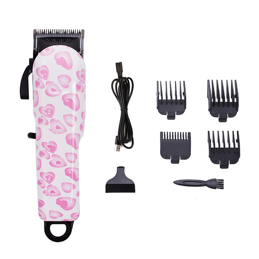 RESUXI Electric Hair Clipper for men Interchangeable Cutting Machine Hair Removal beard trimmer shaver Styling Tool: 05 / EU Plug