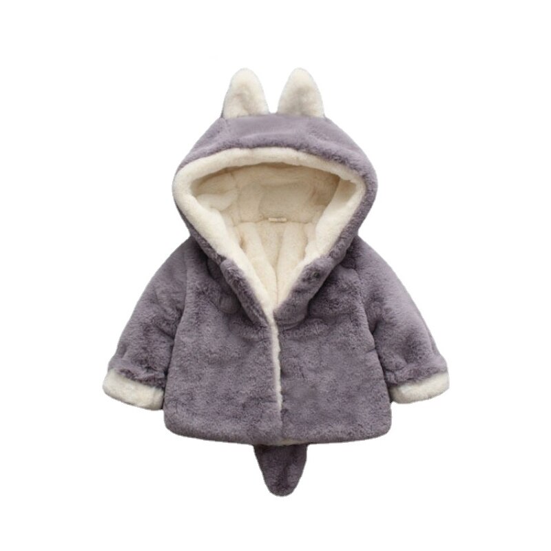 Cappotto invernale per bambini capispalla con cappuccio in flanella morbida calda per bambini 2021 vendita calda abbigliamento per bambini