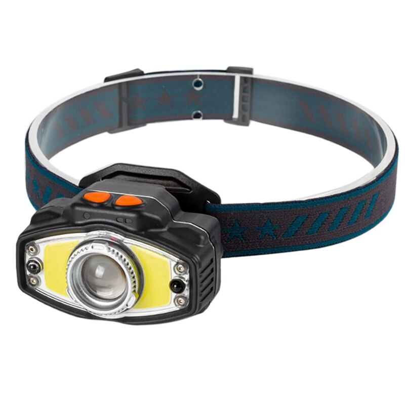 Hoofd Lamp Zaklamp Led Oplaadbare Koplamp Waterdichte Motion Hoofd Lamp Voor Outdoor Camping Running Fietsen Vissen: Default Title