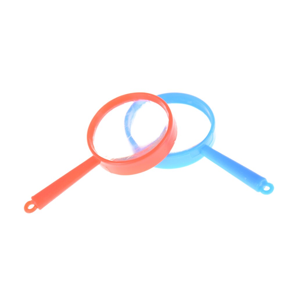 5pcs/lot Colorful Plastic Mini Magnifying Glass Children's Toys Learning Education Toys