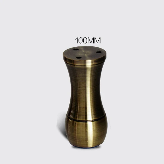 Home Room Furniture Legs Extra-thick Metal Furniture Leg Adjustable Height Cabinet Feet European Sofa Chair Bed Table Legs: Brown
