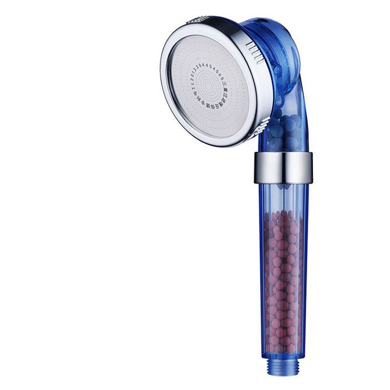 Removable and Washable Powerful Pressurized Negative Ion Water-saving Shower Adjustable Pressurized Hand-held Shower Head: 003