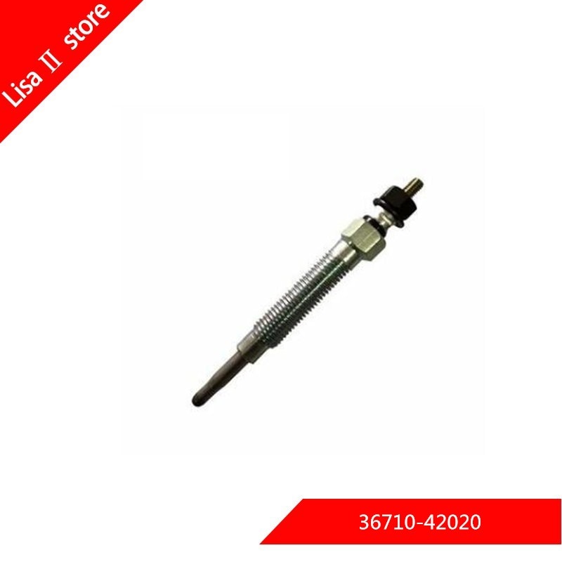 4 Pcs/Set Glow Plugs For GALLOPER II H-1 Box H100 Box H100 Bus D4BH D4BF D4BA 36710-42020