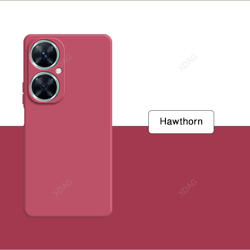 Capa de silicone líquido à prova de choque para huawei nova11i nova 11i MAO-LX9 MAO-LX9N original luxo alta qualidade macio quadrado capa traseira: Rosa