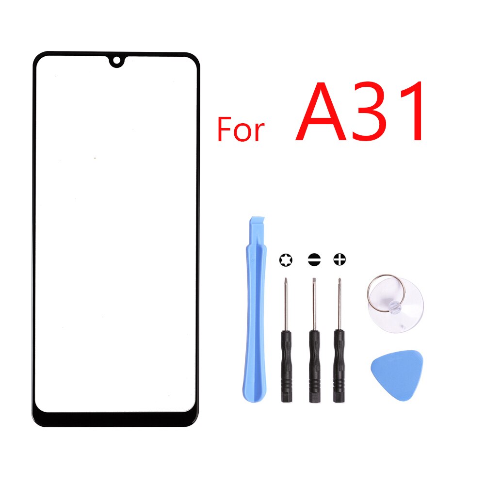 berühren Bildschirm Für Samsung Galaxis A11 A21 A31 A41 A51 A71 berühren Bildschirm Vorderseite Glas Tafel TouchScreen LCD äußere Anzeige objektiv: A31 mit Werkzeug