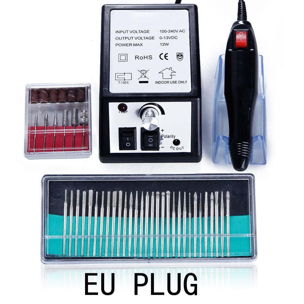 Perceuse à ongles électrique 20000, ensemble de mèches, Machine de manucure, Kit d'outils pour pédicure, lime à ongles électrique, Machine de polissage: ZH1430-5