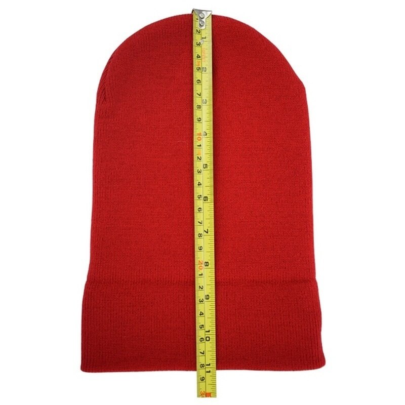 Vinterhuer hue almindelig strikhue efterår vinter varm skimanchet kasket uld blandinger bløde slouchy skull caps huer mænd kvinder