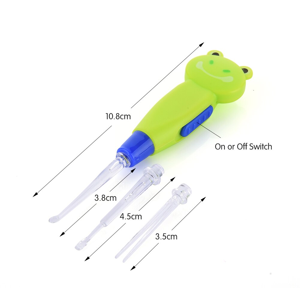 Led Lichtgevende Licht Baby Oor Lepel Oorreiniger Kinderen Baby Care Oren Schoonmaken Met Licht Oorsmeer Lepel Graven Oor Zorg tool