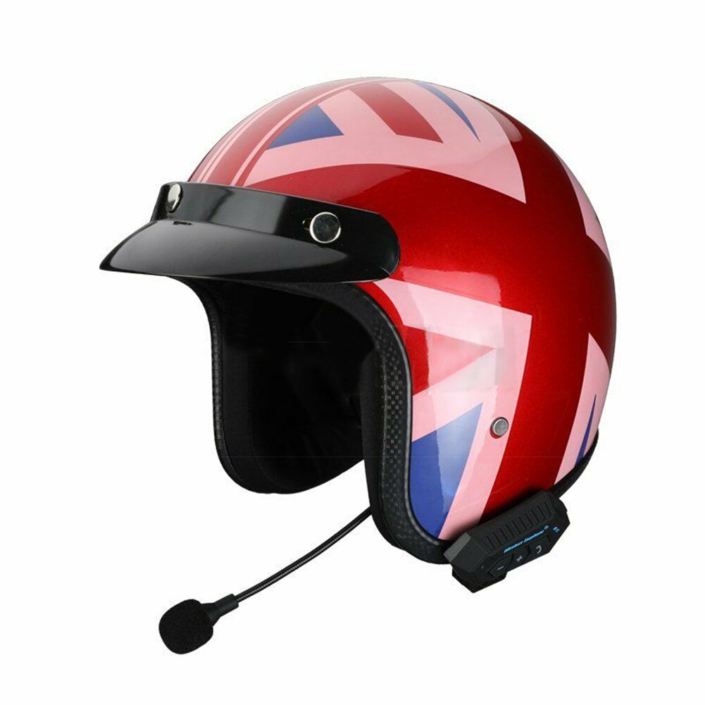 Casque de moto Bluetooth 1520 heures temps de musique Sports équitation écouteur réponse