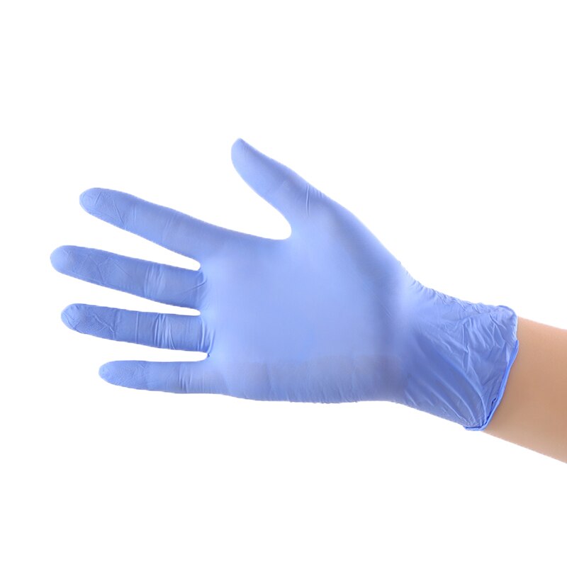 Guantes de goma de látex desechables, 100 Uds., para limpieza del hogar, experimento, guantes para Catering, mano izquierda y derecha Universal