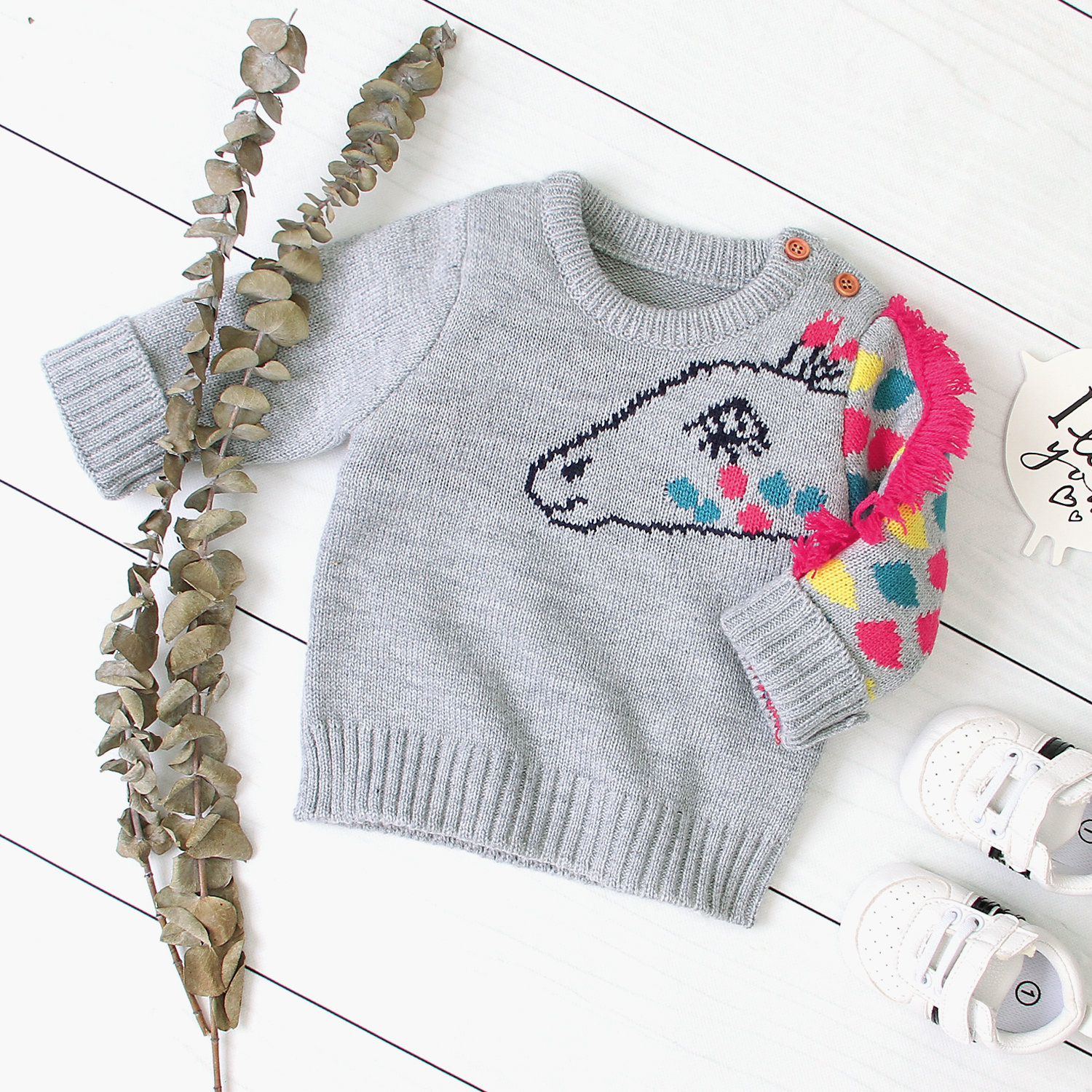 Bébé enfants couleur bloc Animal girafe motif pull T-shirt taille 1-5Y enfants garçons à manches longues pull hauts