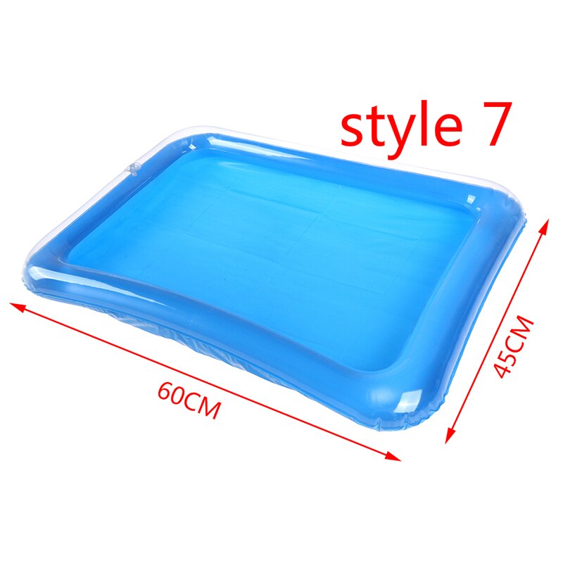 Opblaasbare plastic mobiele tafel voor binnen, magisch speelzand, kinderspeelgoed, dynamische zandbak, ruimteaccessoires, 7 stijlen: Stijl 7