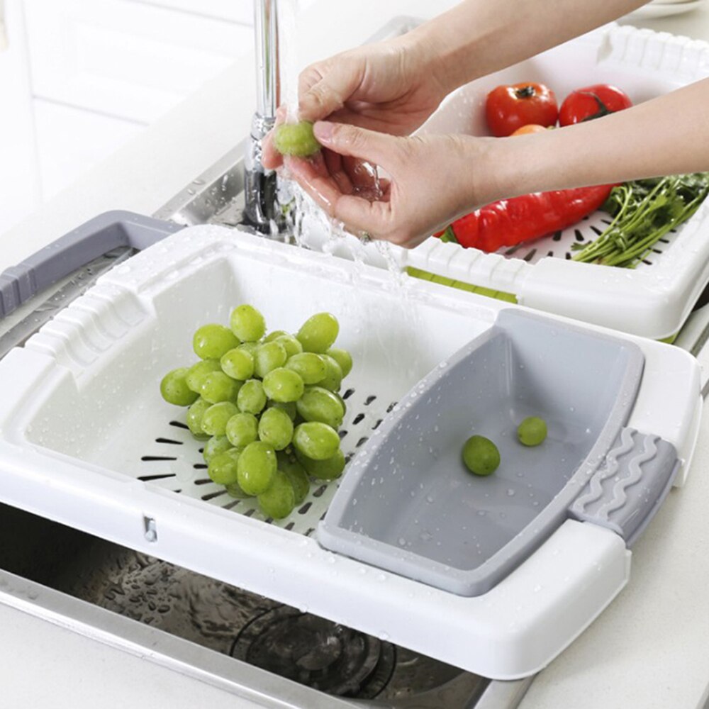 Kitchen Chopping Cutting Board Kitchen Chopping Boards Washing Basket Drain Kitchen Organizer Plastic Containers Kitchen Tools