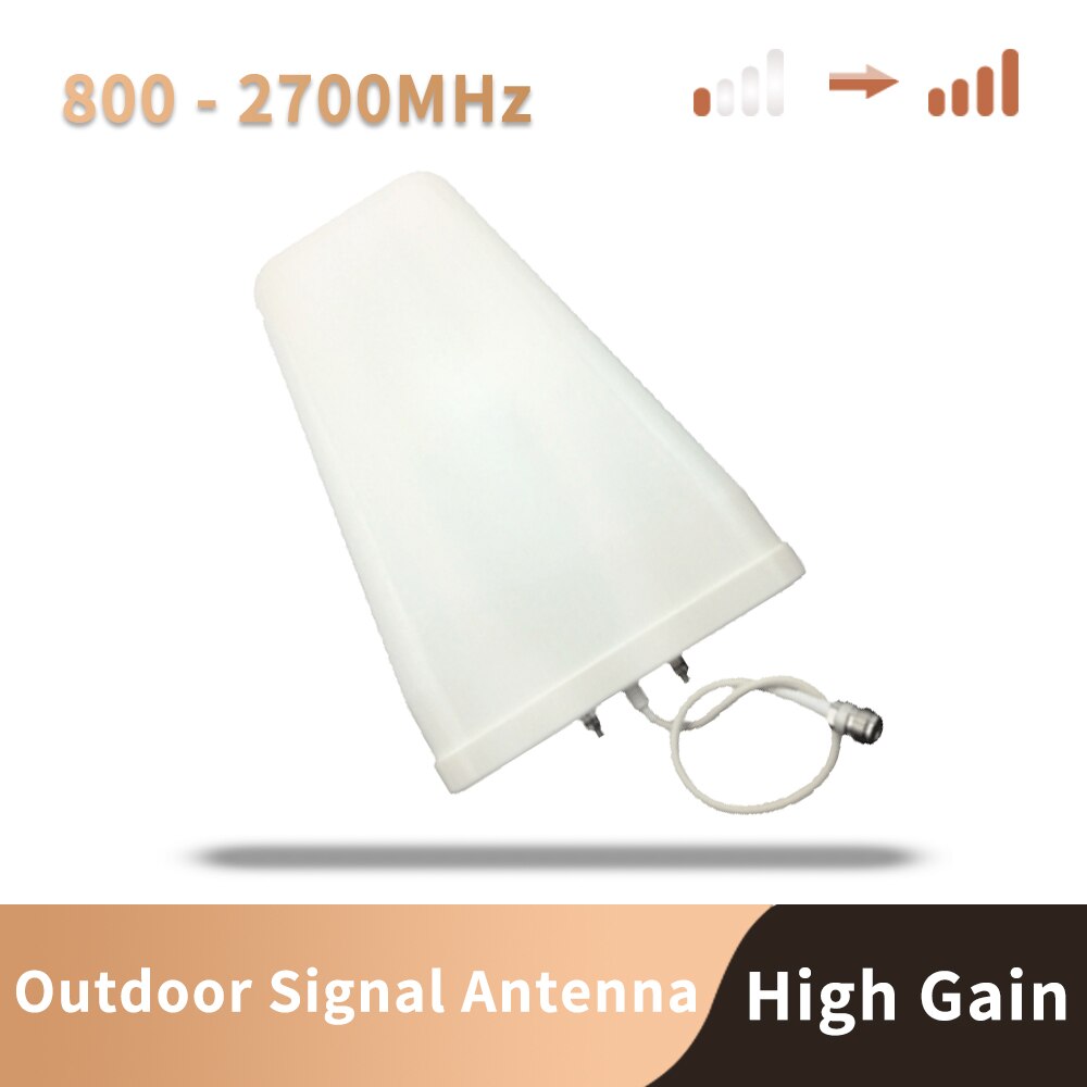 High Gain 800-2700Mhz Outdoor Logaritmische Antenne Voor Mobiele Telefoon Signaal Booster Repeater Versterker 3G 4G cdma Gsm Dcs